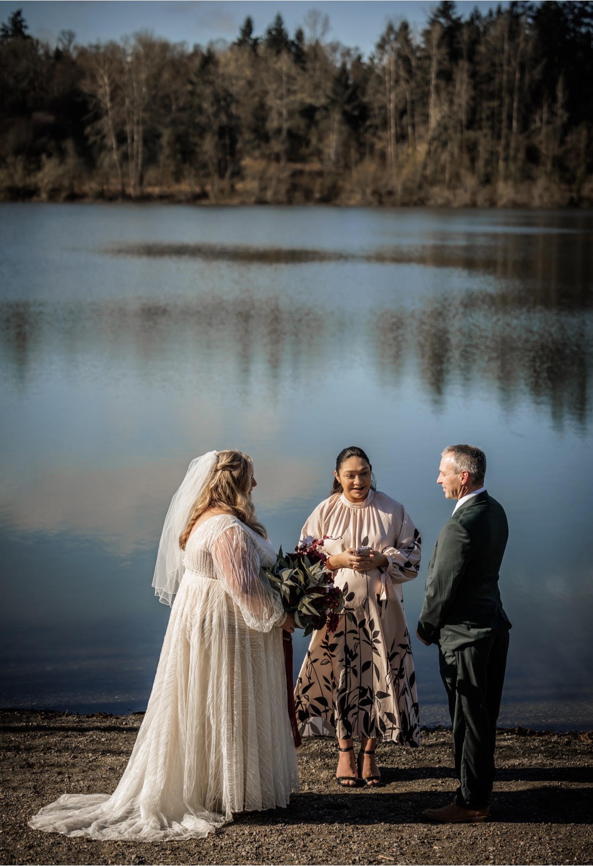 Lakeside ceremony